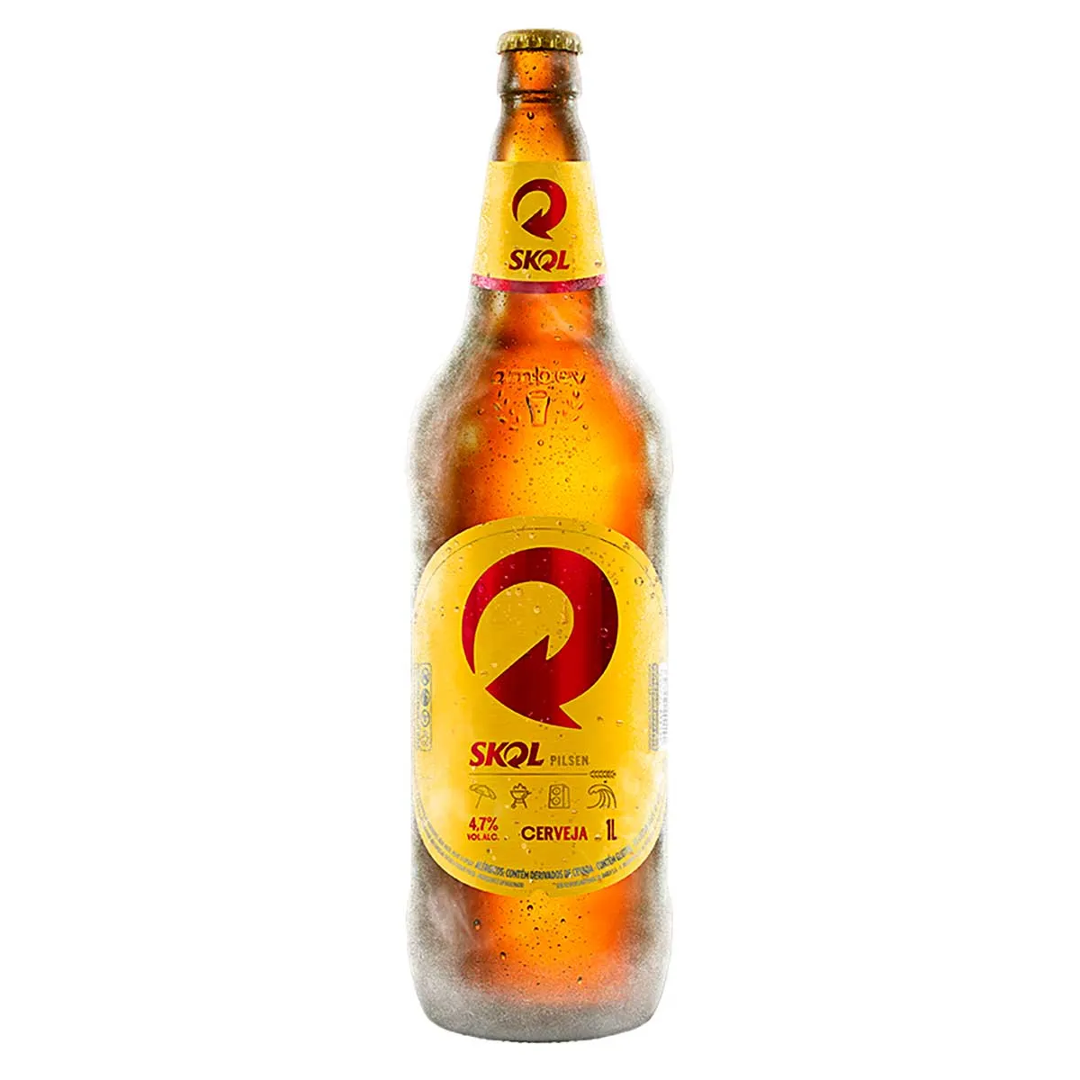 Cerveja Skol Garrafa 1L