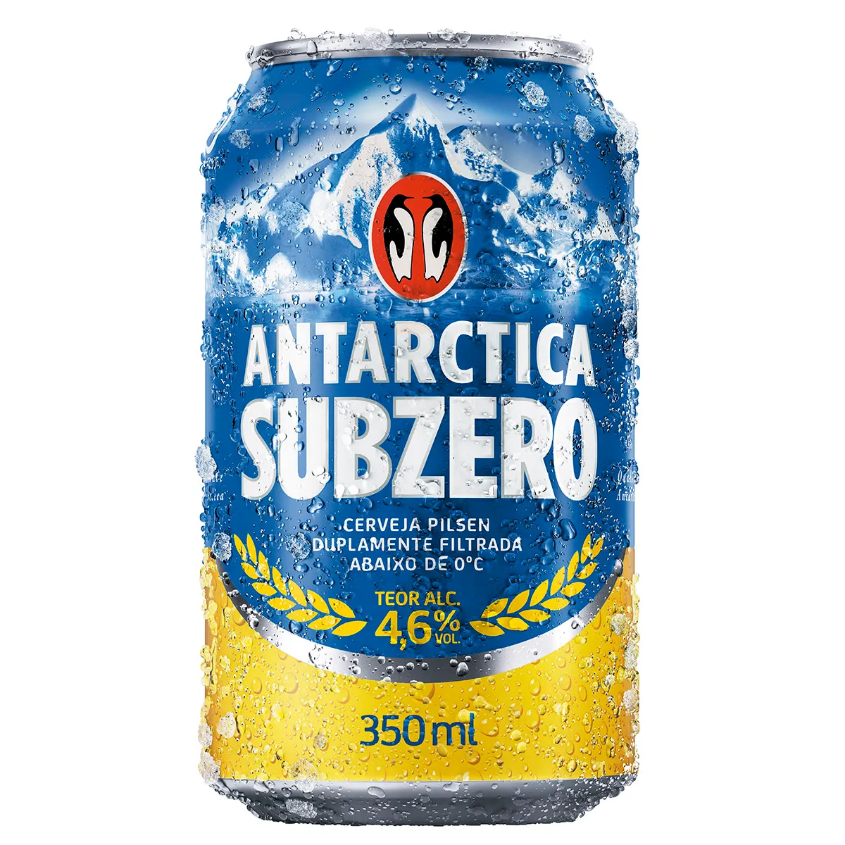 Cerveja Antarctica Sub Zero Lata 350ml